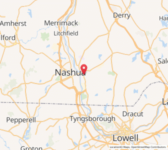 Map of 03051, New Hampshire