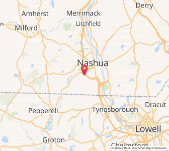 Map of 03063, New Hampshire