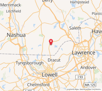 Map of 03076, New Hampshire