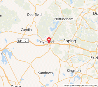 Map of 03077, New Hampshire