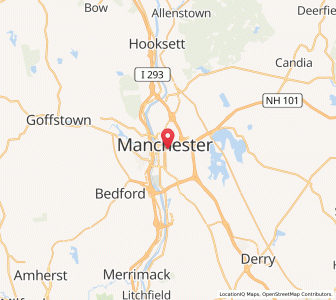 Map of 03103, New Hampshire