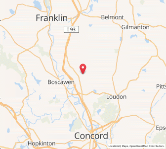 Map of 03224, New Hampshire