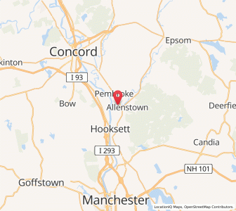 Map of 03275, New Hampshire