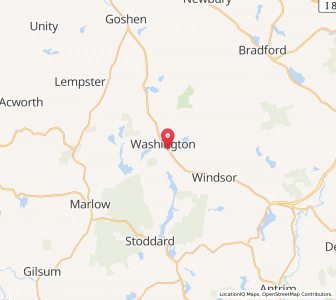 Map of 03280, New Hampshire