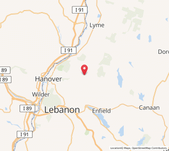 Map of 03750, New Hampshire