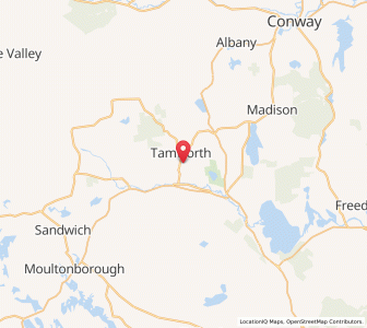 Map of 03886, New Hampshire