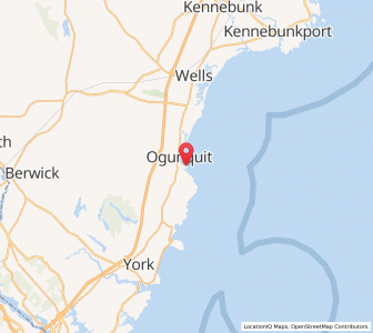 Map of 03907, Maine