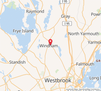 Map of 04062, Maine