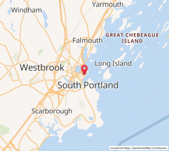Map of 04101, Maine