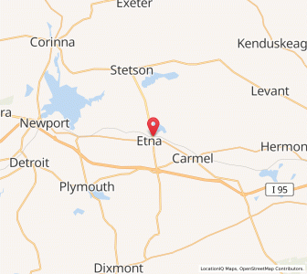Map of 04434, Maine