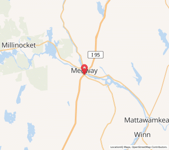 Map of 04460, Maine