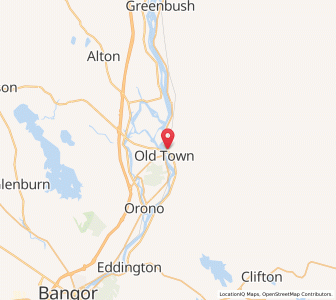 Map of 04461, Maine