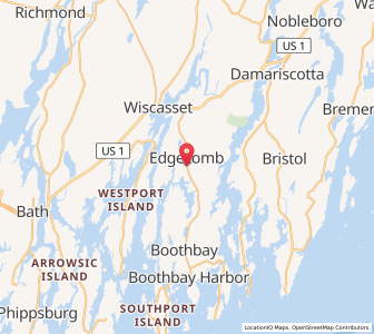 Map of 04556, Maine