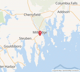 Map of 04658, Maine