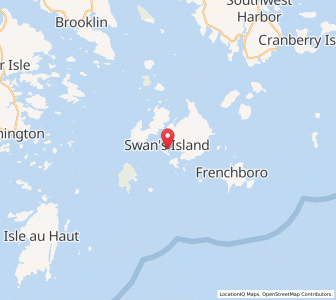 Map of 04685, Maine