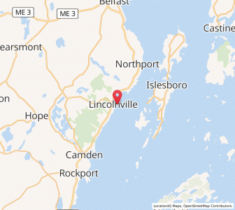 Map of 04849, Maine