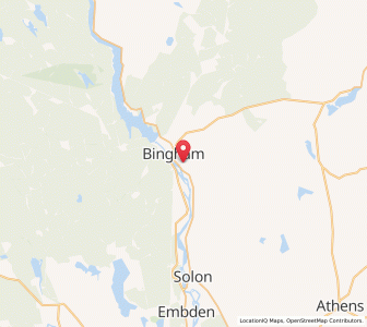 Map of 04920, Maine