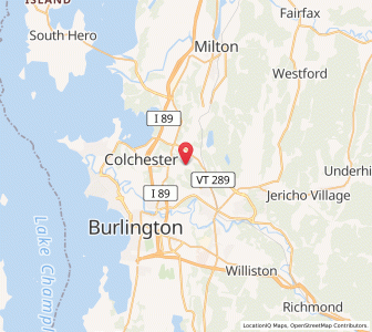 Map of 05446, Vermont