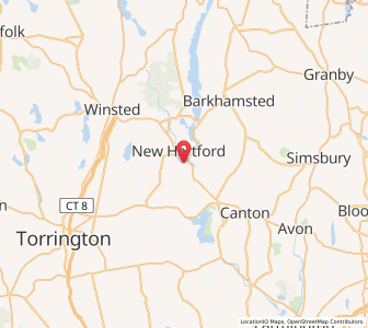 Map of 06057, Connecticut