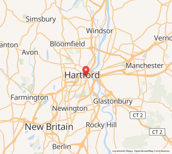 Map of 06106, Connecticut