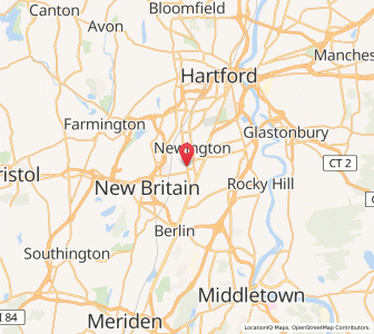 Map of 06111, Connecticut