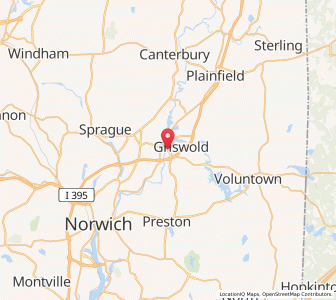 Map of 06351, Connecticut