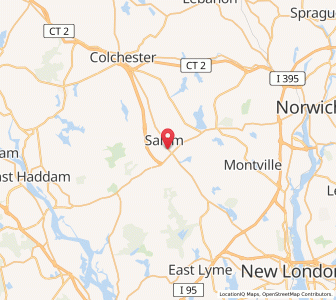 Map of 06420, Connecticut