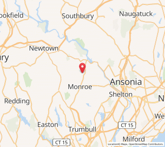 Map of 06468, Connecticut