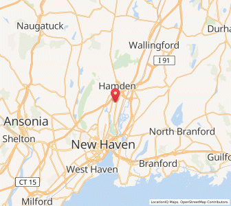 Map of 06517, Connecticut