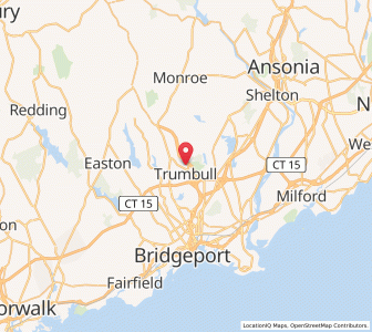 Map of 06611, Connecticut