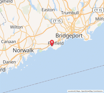 Map of 06824, Connecticut