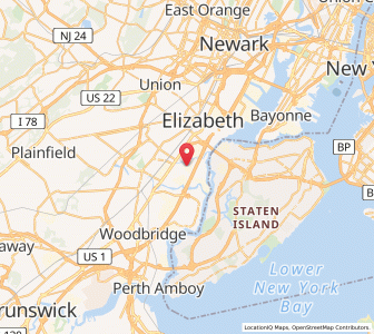 Map of 07036, New Jersey