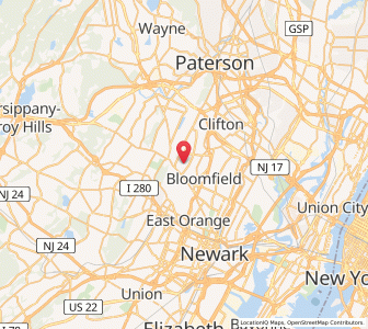 Map of 07043, New Jersey