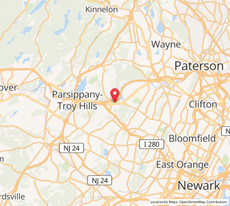 Map of 07058, New Jersey