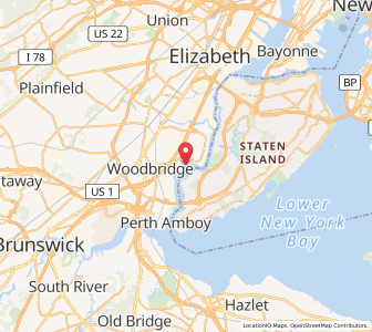 Map of 07064, New Jersey