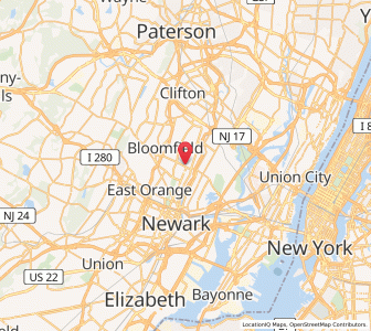 Map of 07109, New Jersey