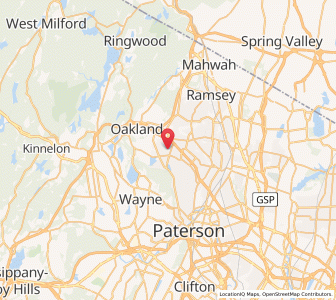 Map of 07417, New Jersey