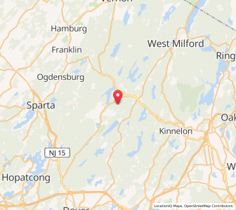 Map of 07438, New Jersey