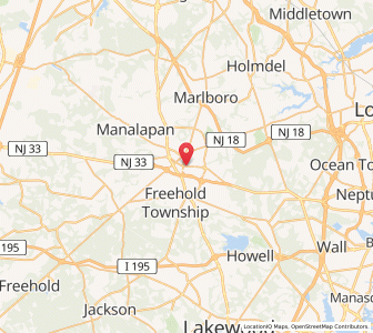 Map of 07728, New Jersey