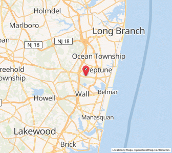 Map of 07753, New Jersey