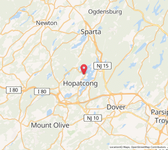 Map of 07843, New Jersey