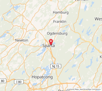 Map of 07871, New Jersey