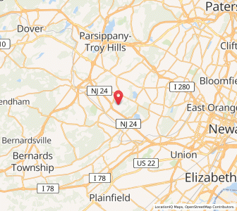 Map of 07932, New Jersey