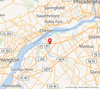 Map of 08014, New Jersey