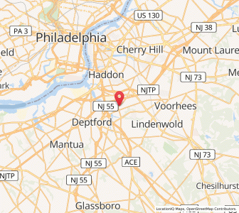 Map of 08078, New Jersey