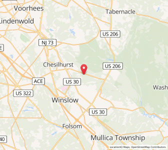 Map of 08089, New Jersey