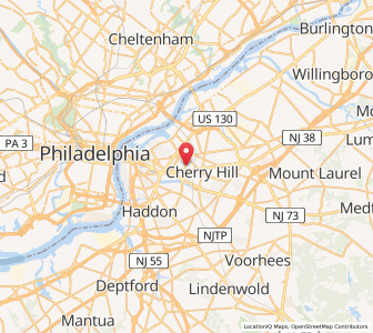 Map of 08109, New Jersey