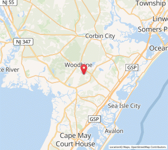 Map of 08270, New Jersey