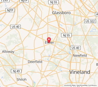 Map of 08318, New Jersey