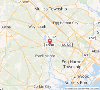 Map of 08330, New Jersey